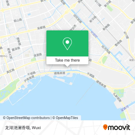 龙湖滟澜香颂 map