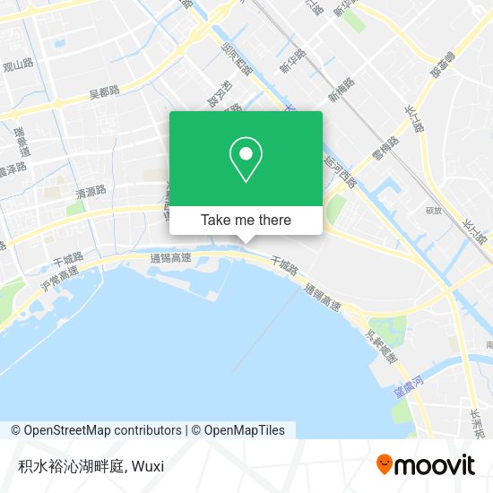 积水裕沁湖畔庭 map