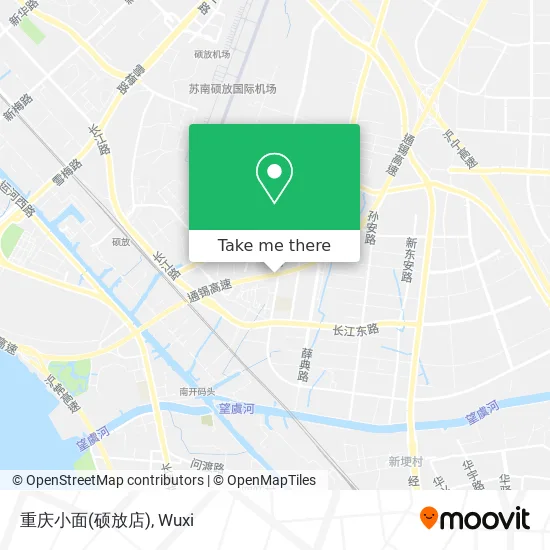 重庆小面(硕放店) map