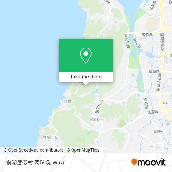 鑫湖度假村-网球场 map