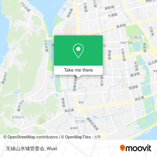 无锡山水城管委会 map