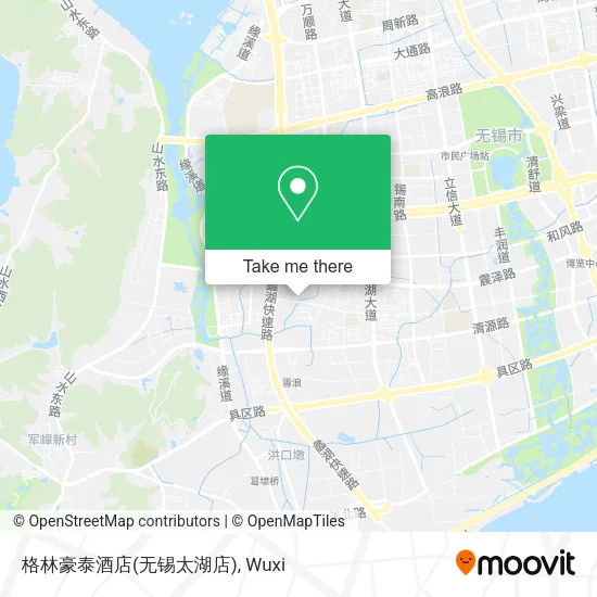 格林豪泰酒店(无锡太湖店) map