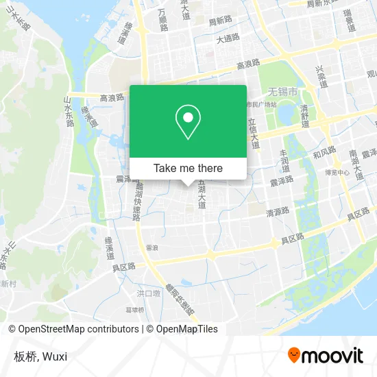 板桥 map