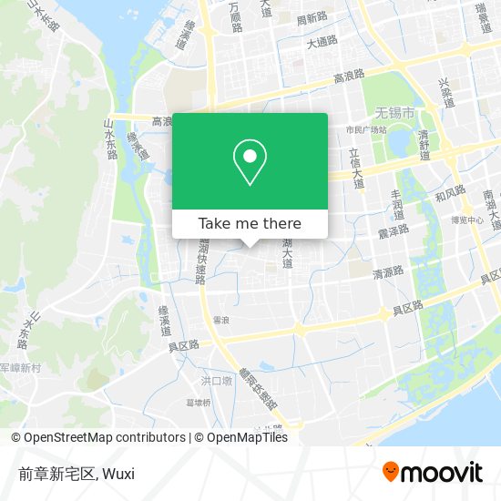 前章新宅区 map