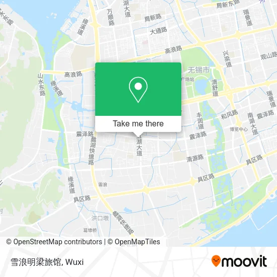 雪浪明梁旅馆 map