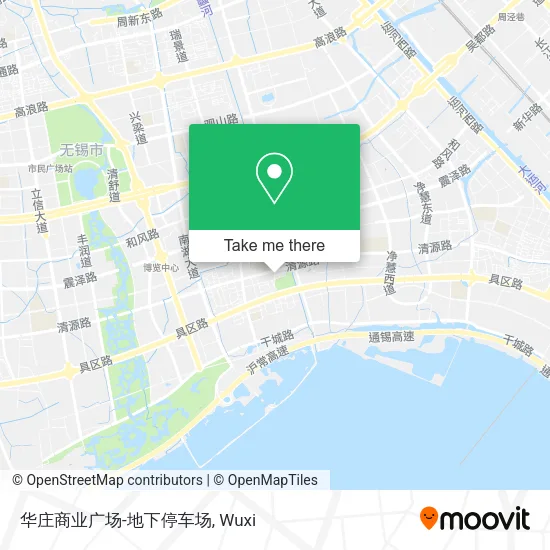 华庄商业广场-地下停车场 map