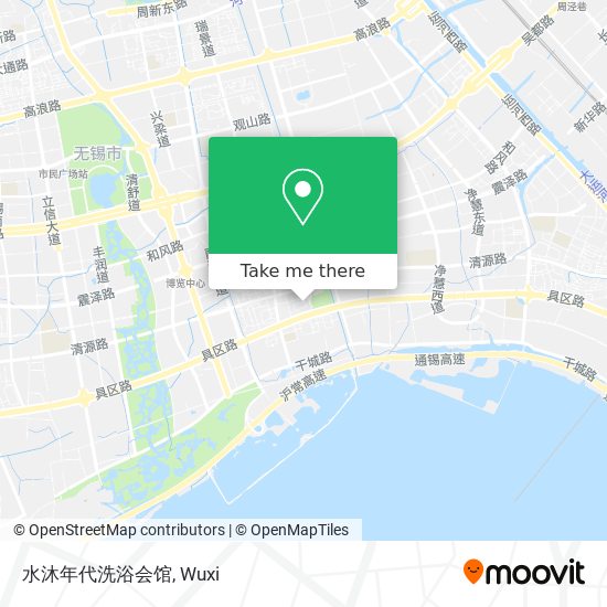 水沐年代洗浴会馆 map