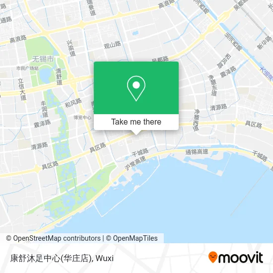康舒沐足中心(华庄店) map