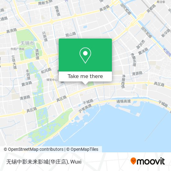无锡中影未来影城(华庄店) map