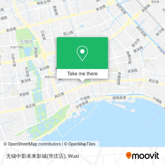 无锡中影未来影城(华庄店) map