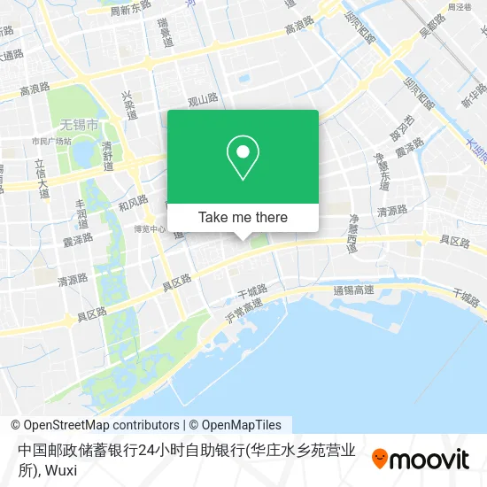 中国邮政储蓄银行24小时自助银行(华庄水乡苑营业所) map