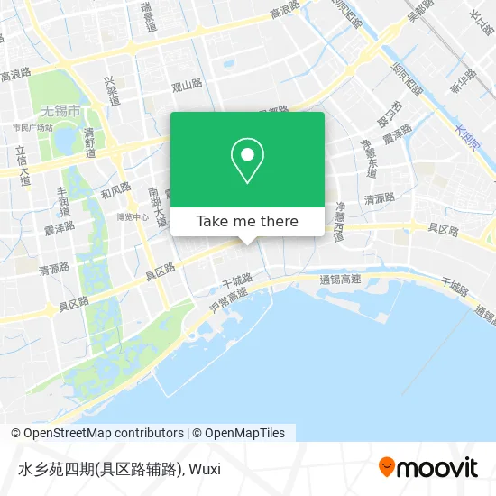 水乡苑四期(具区路辅路) map