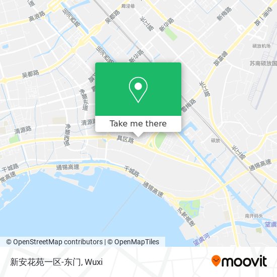 新安花苑一区-东门 map