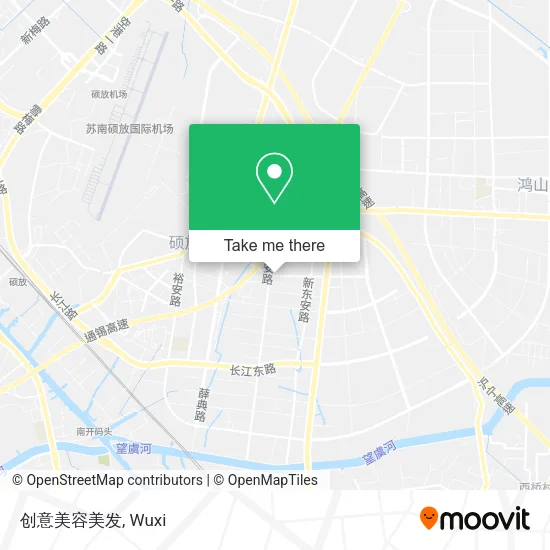 创意美容美发 map