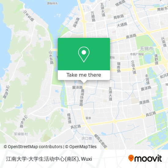 江南大学-大学生活动中心(南区) map