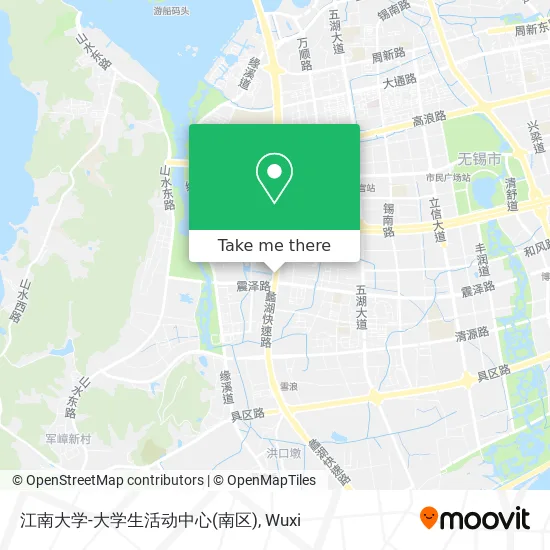 江南大学-大学生活动中心(南区) map
