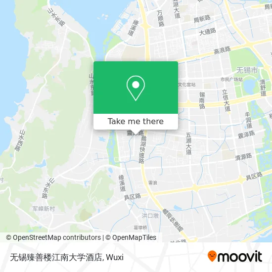 无锡臻善楼江南大学酒店 map