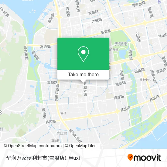 华润万家便利超市(雪浪店) map