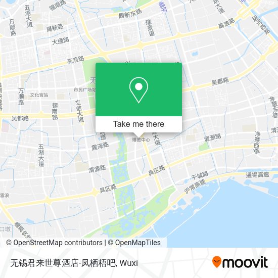 无锡君来世尊酒店-凤栖梧吧 map
