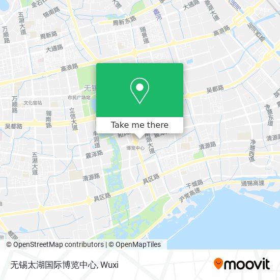 无锡太湖国际博览中心 map