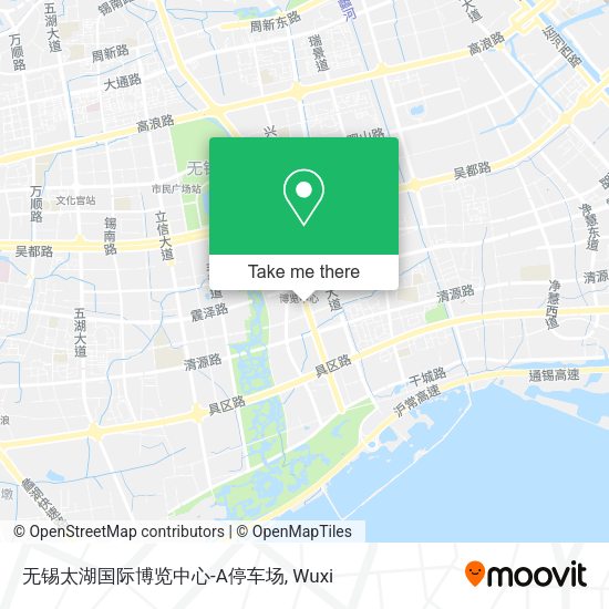 无锡太湖国际博览中心-A停车场 map