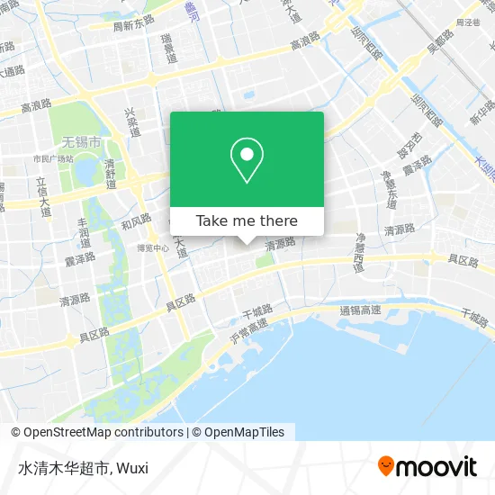 水清木华超市 map