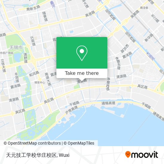 天元技工学校华庄校区 map