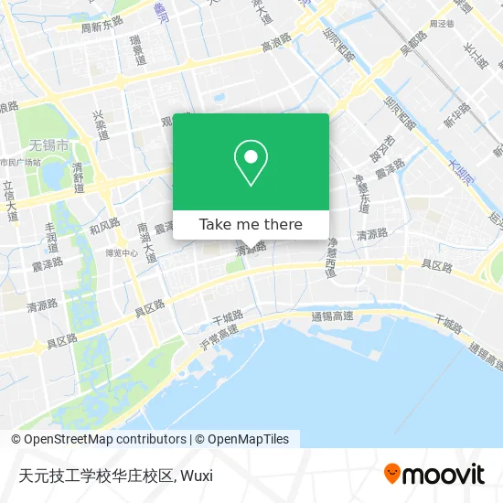 天元技工学校华庄校区 map