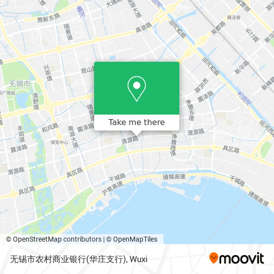无锡市农村商业银行(华庄支行) map