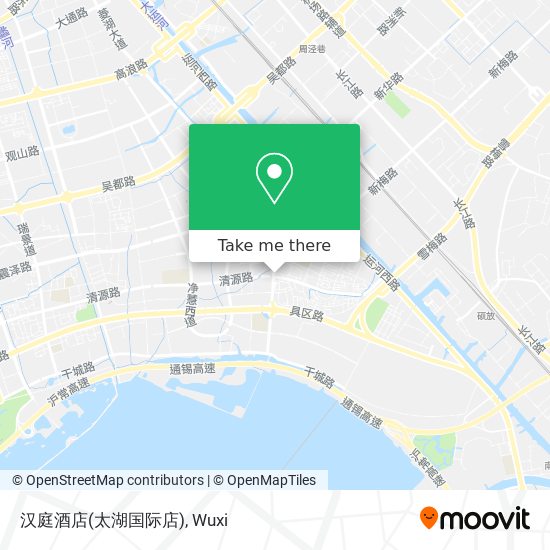 汉庭酒店(太湖国际店) map