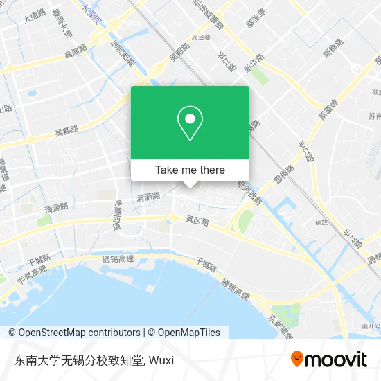 东南大学无锡分校致知堂 map