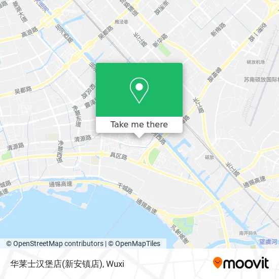 华莱士汉堡店(新安镇店) map