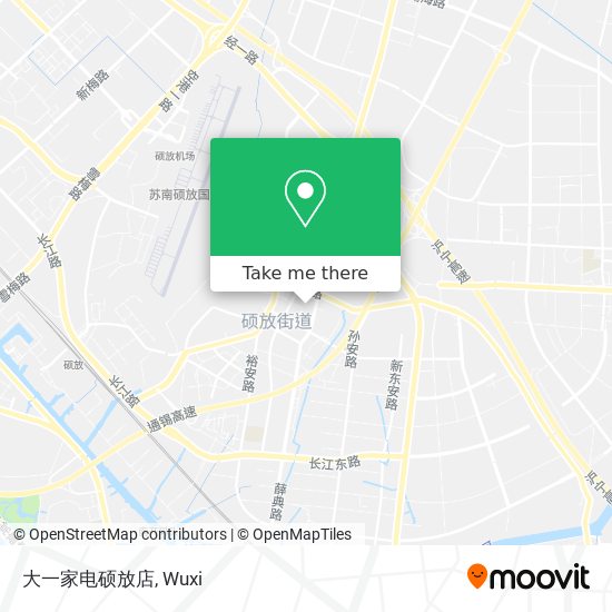 大一家电硕放店 map