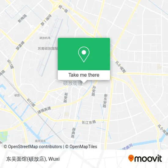 东吴面馆(硕放店) map