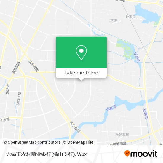无锡市农村商业银行(鸿山支行) map