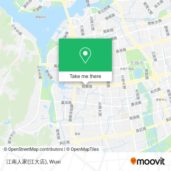 江南人家(江大店) map