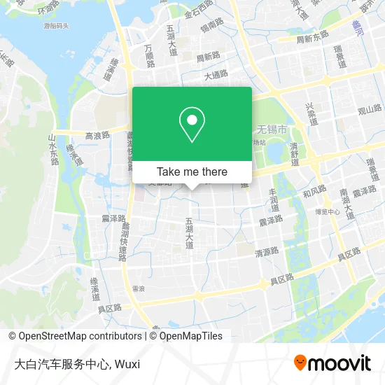 大白汽车服务中心 map