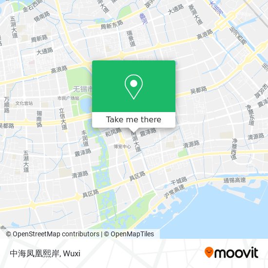 中海凤凰熙岸 map