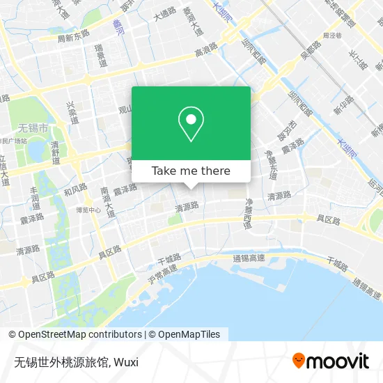 无锡世外桃源旅馆 map