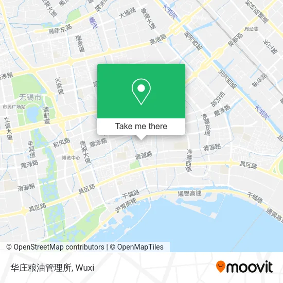 华庄粮油管理所 map