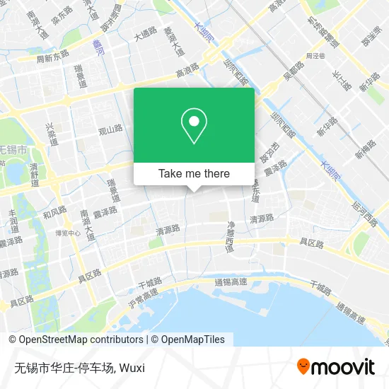无锡市华庄-停车场 map