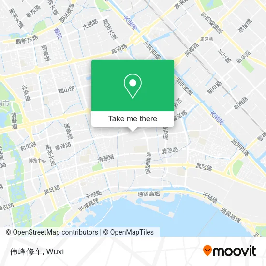 伟峰修车 map