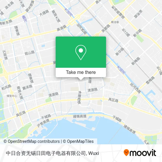 中日合资无锡日田电子电器有限公司 map