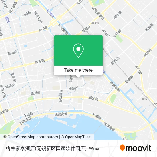 格林豪泰酒店(无锡新区国家软件园店) map