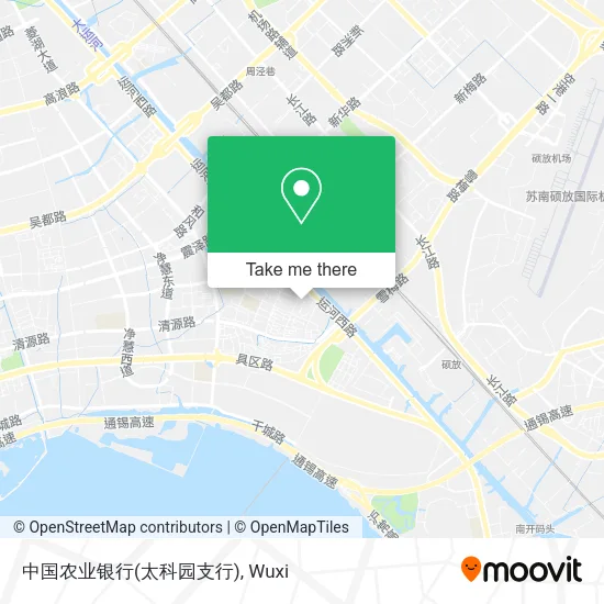 中国农业银行(太科园支行) map