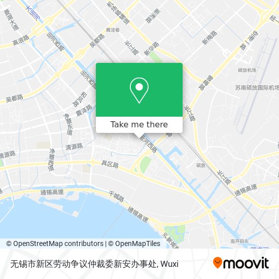 无锡市新区劳动争议仲裁委新安办事处 map