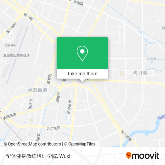 华体健身教练培训学院 map
