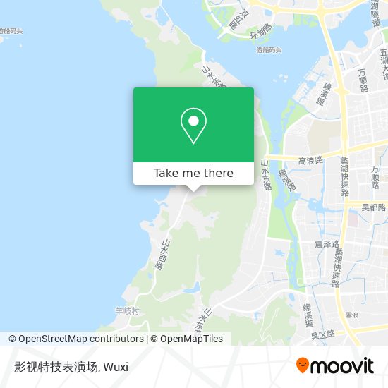 影视特技表演场 map