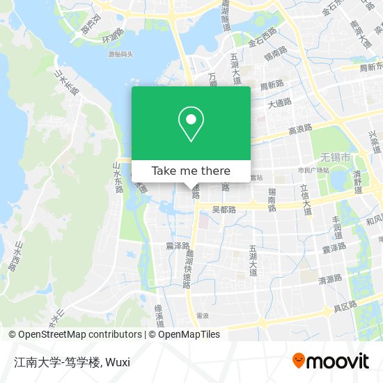 江南大学-笃学楼 map
