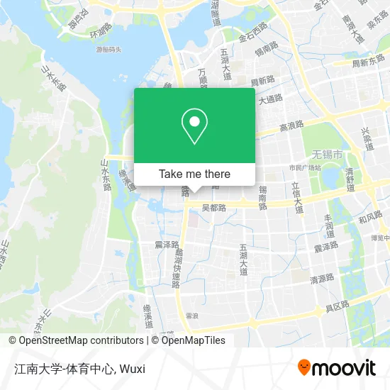 江南大学-体育中心 map